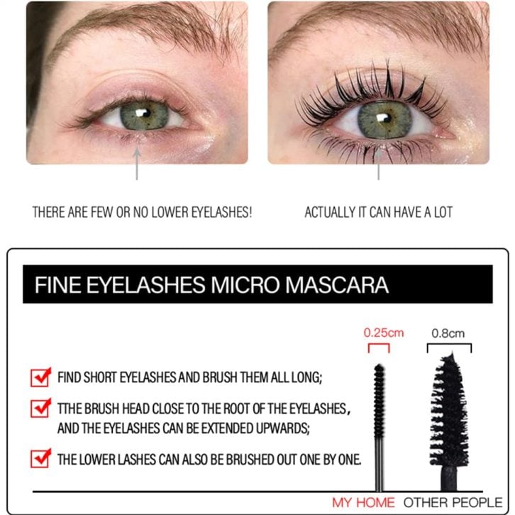 Tjock, Lockig, Långvarig Mascara, Vattenfast, Svettbeständig, Förlängande, Kladdar inte