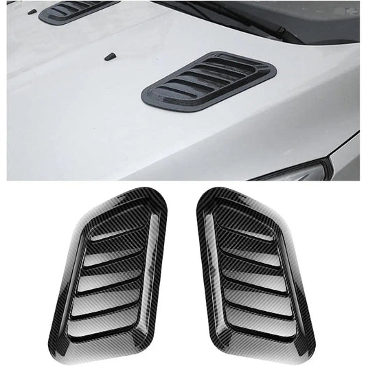 🏎️🔥 2-pack Universella Luftintag för Motorhuven
