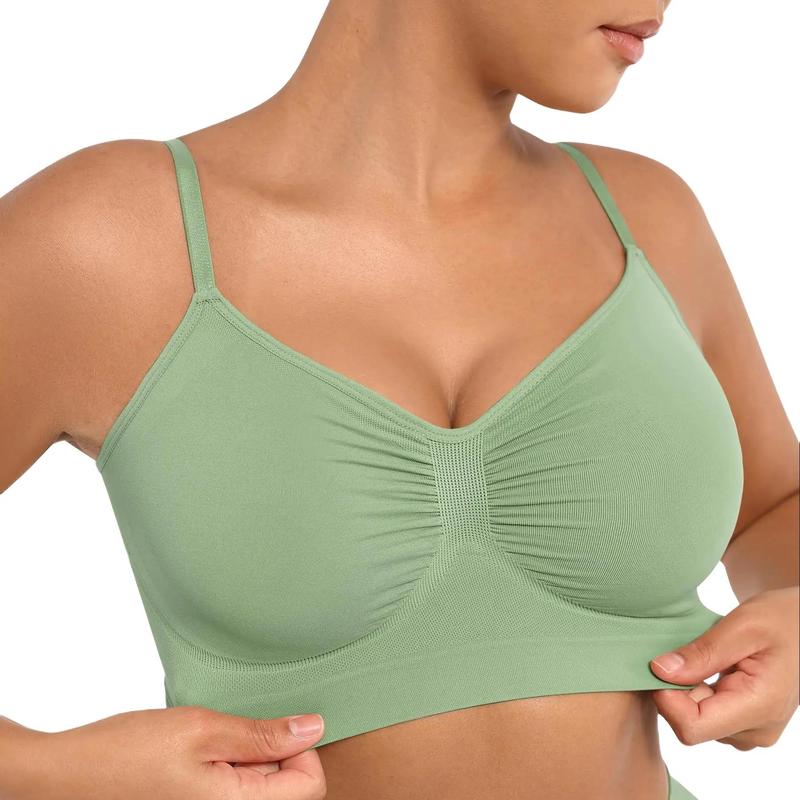 Dam Trådlös Sculpt Bh – Sömlös Bekväm Bralette, Utan Bygel, Perfekt för Vardagen