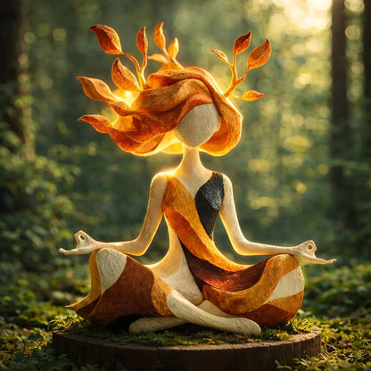 🔥Serenity Growth | Skulptur som symboliserar inre harmoni