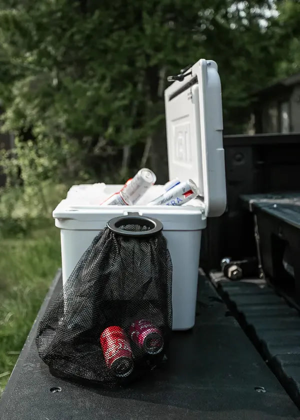 Cooler Can - Tillbehör för sopkärl till utomhuskylare - Matt svart finish