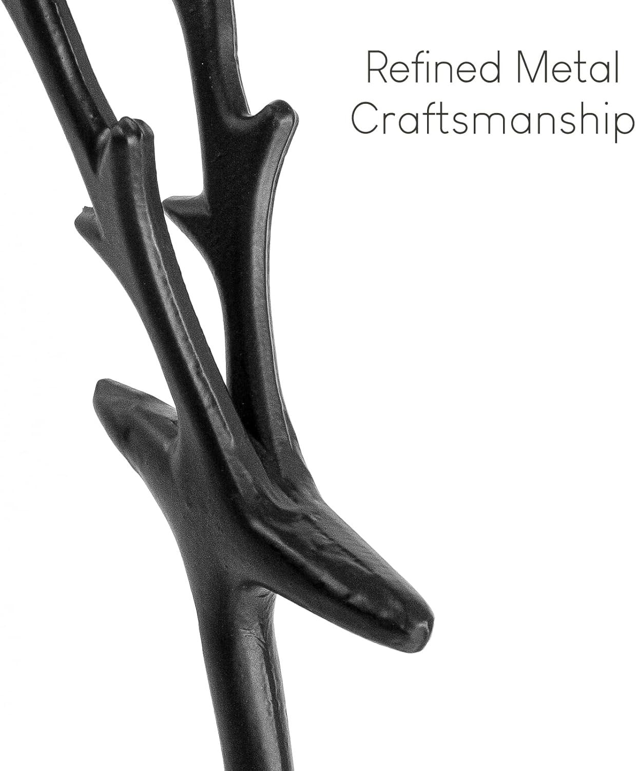 🎅 Julbästsäljare 🦌 Svart renfigur, juldekoration