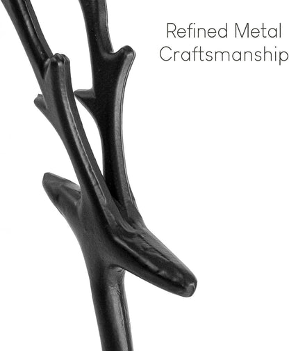 🎅 Julbästsäljare 🦌 Svart renfigur, juldekoration