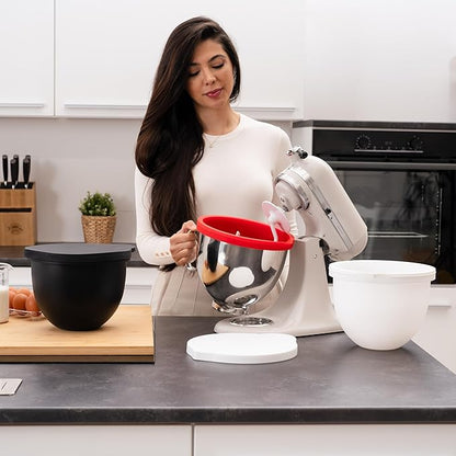 Silikonfoder för KitchenAid-mixrar – Mixertillbehör och tillbehör – Ersättningsskålar behövs inte längre