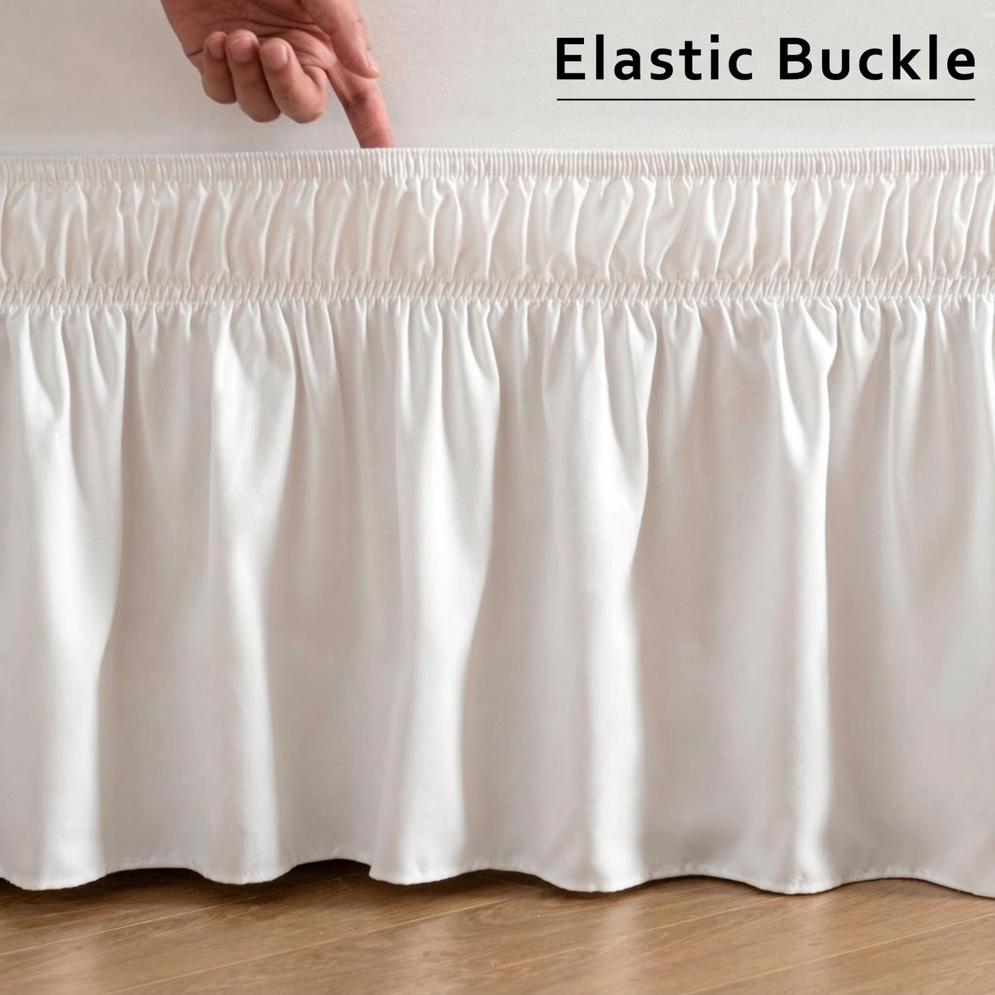 Justerbar elastisk sängkjol med fall