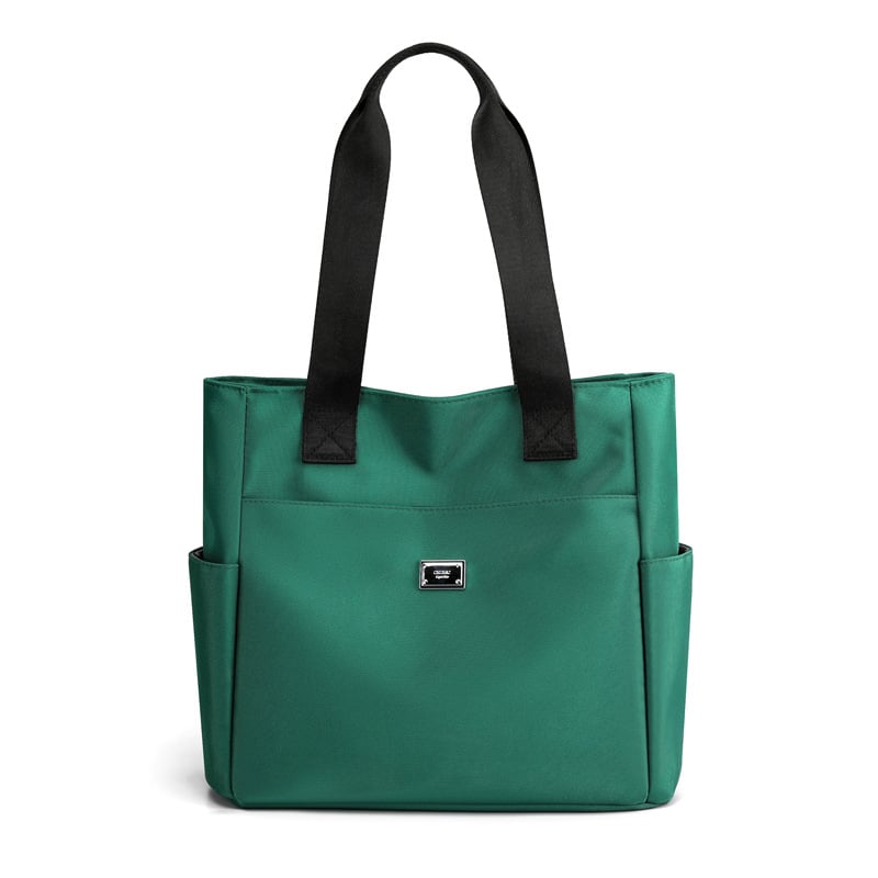 🔥 Vattenavvisande axelväska i nylon med stor kapacitet och flera fack 👜