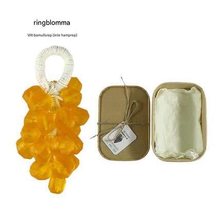 🔥🔥Personlig original handgjord kristalldruvtvål mild rengöringstvål (enkel sträng: 25 stycken)