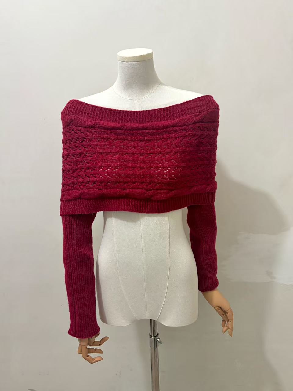 🧶Women's Knitted Double Sleeve Scarf🧣