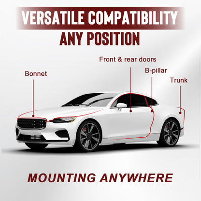 Dammskyddad gummitätningslist för bilbullerreducering