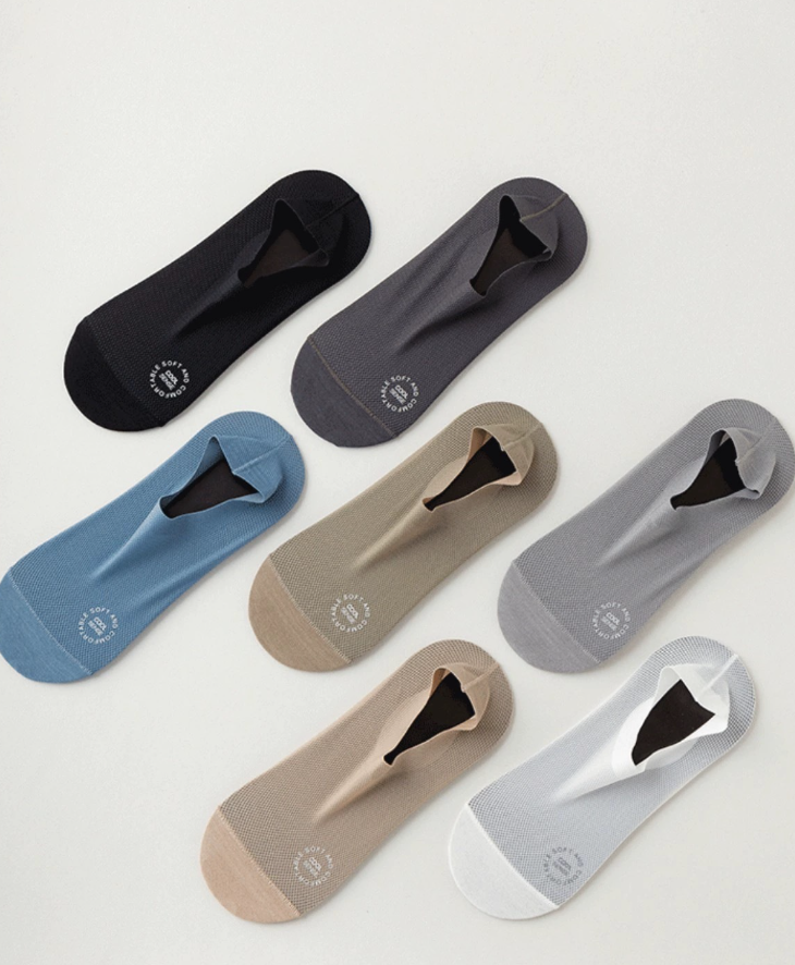🔥 Osynliga Greppstrumpor 🧦 – Andningsbara Lågskurna Halkfria & Svettabsorberande Strumpor