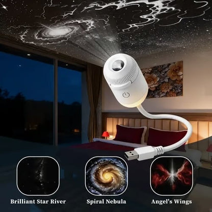 ✨ Plug-and-play HD-stjärnprojektor