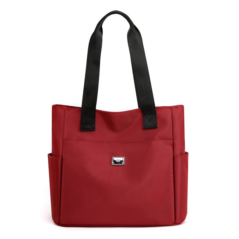 🔥 Vattenavvisande axelväska i nylon med stor kapacitet och flera fack 👜