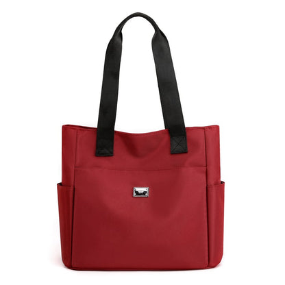 🔥 Vattenavvisande axelväska i nylon med stor kapacitet och flera fack 👜