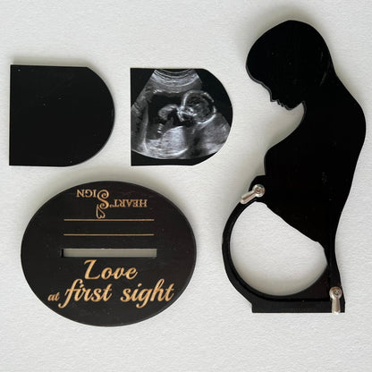 💖 Förhandstitt på mors dag 2025: 💖 Fotoram för graviditetsullutraljud