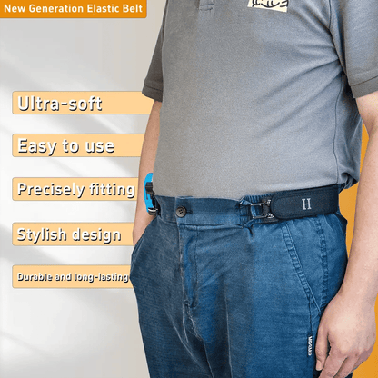 🔥Taktiskt elastiskt bälte med metallkrok