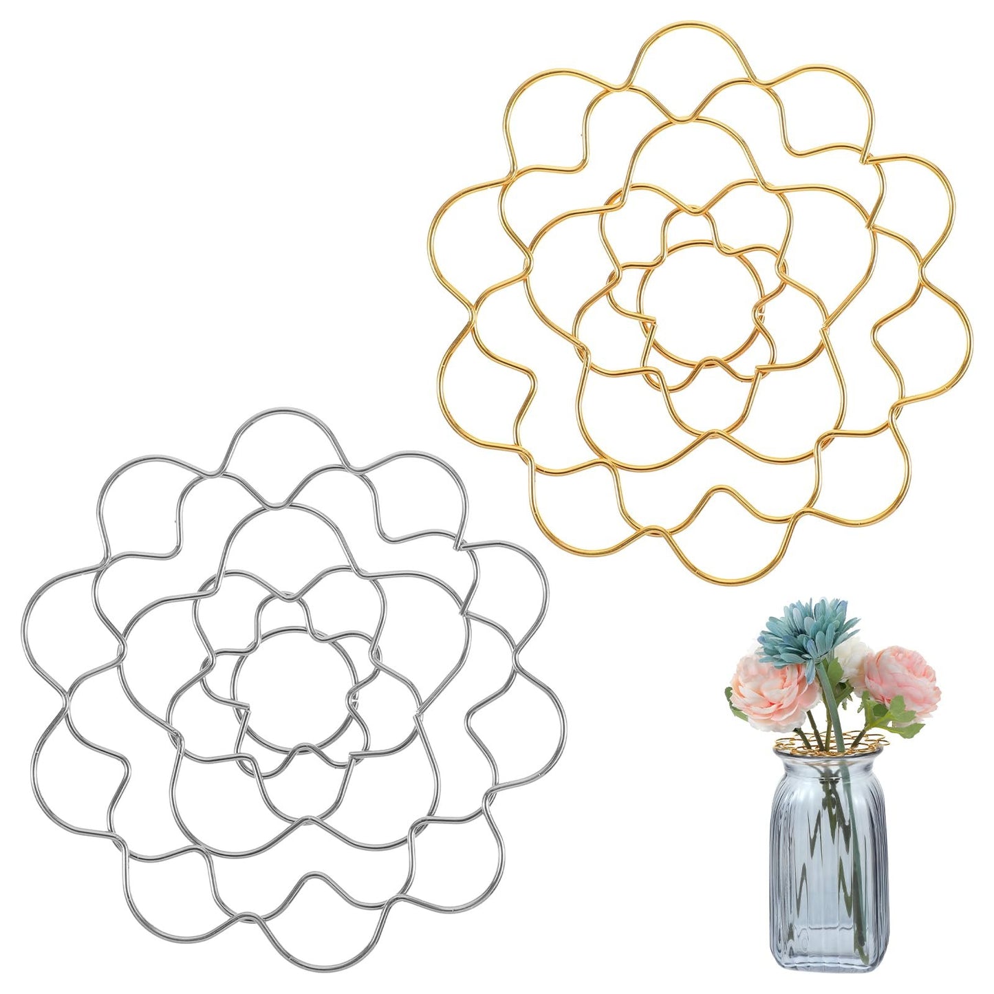 🌸Organiserare i rostfritt stål med blommönster♻️