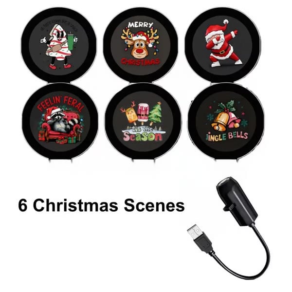 🎄🌟 Julprojektionsnattlampa – Plug & Play HD Julprojektor🎅