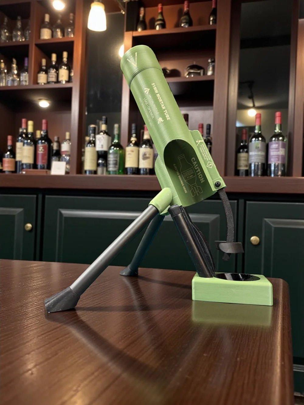 🚀 51 mm ölflasköppnare med mortel 🍻 – Nytt tillbehör till ölflasköppnare och bar