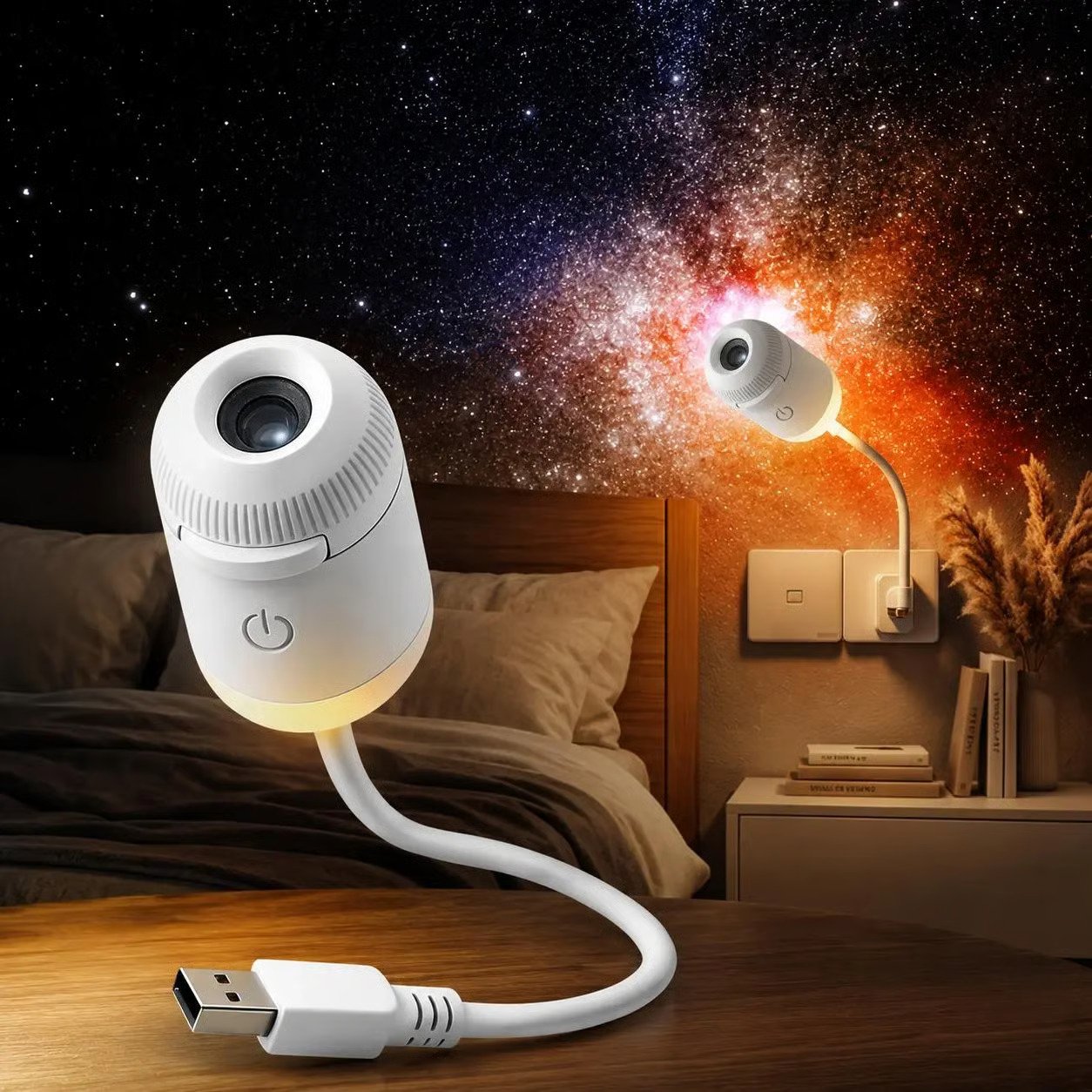✨ Plug-and-play HD-stjärnprojektor