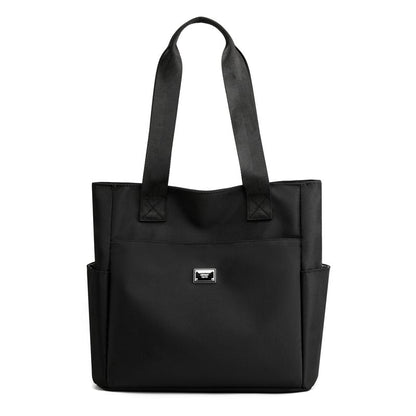 🔥 Vattenavvisande axelväska i nylon med stor kapacitet och flera fack 👜