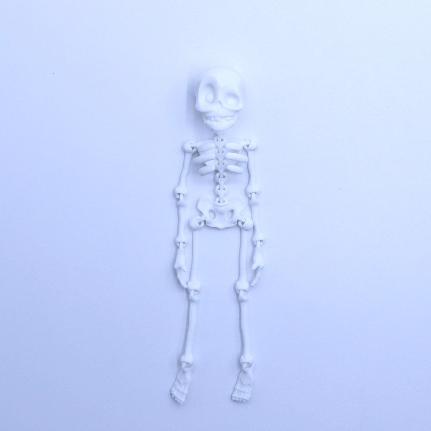 3D-utskriven magnetisk figur av vintageskelett 🎃