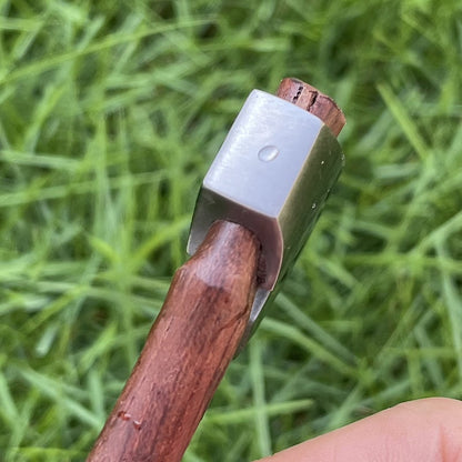 Mini Axe Fixed Blade Jakt Överlevnad Rostfritt Stål Taktisk Kniv Hem Bildekor