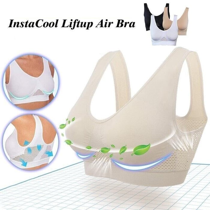 😍KÖP 1 FÅ 1 GRATIS🔥Stor rea 49% rabatt🔥Andningsbar Cool Liftup Air-bh😀