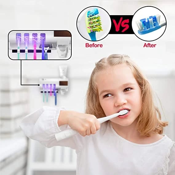 📢📢40% RABATT !! ⏰Smart UV-steriliserande tandborsthållare🦷