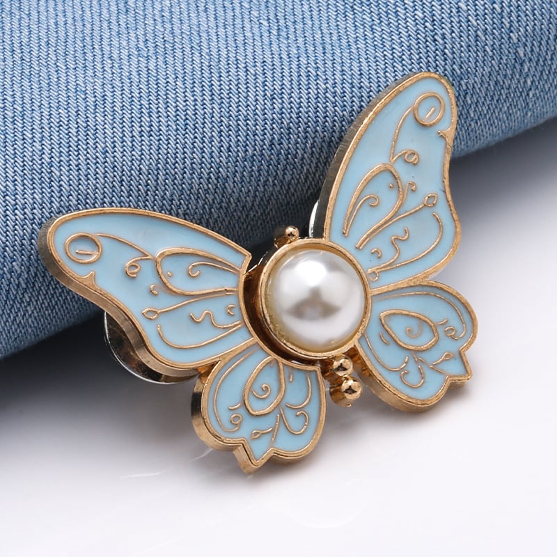 2-Pack avtagbara fjärilsklämmor🦋