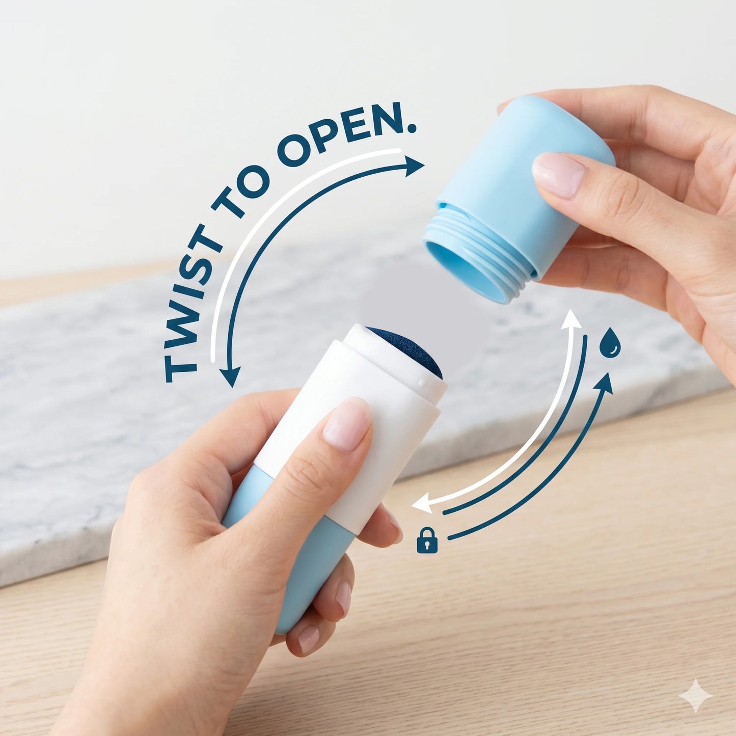 2-in-1 Box Cutter & Thermal Paper Eraser