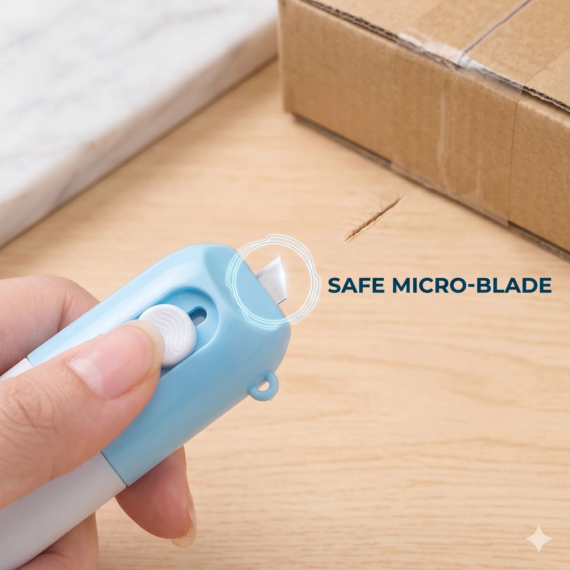 2-in-1 Box Cutter & Thermal Paper Eraser