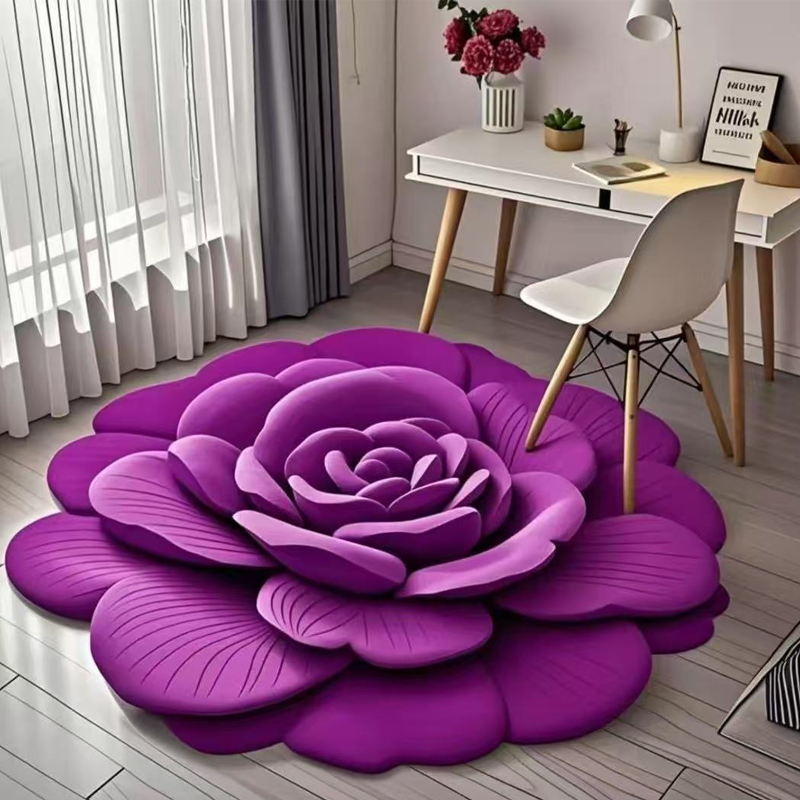 🔥 Försäljning 🌺 Floral plysch och diatomitplatta