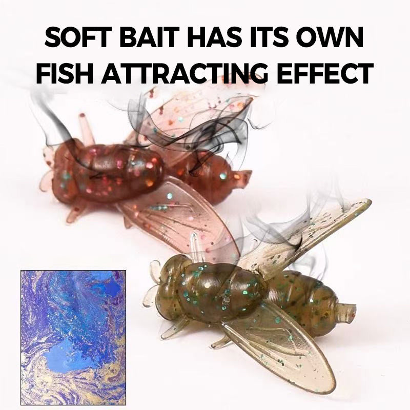 💥 50% RABATT 💥🎣Innovativ design - metallpropellerflugekrok för falskt bete💪