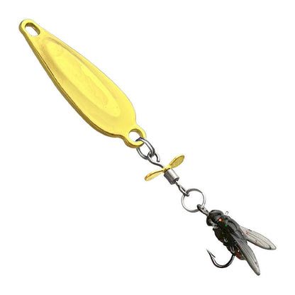 💥 50% RABATT 💥🎣Innovativ design - metallpropellerflugekrok för falskt bete💪