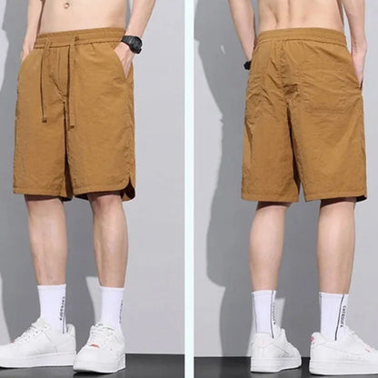 ✈️Köp 3 - 10% rabatt + fraktfritt✈️Sommarshorts för män med fickor och löst sittande passform
