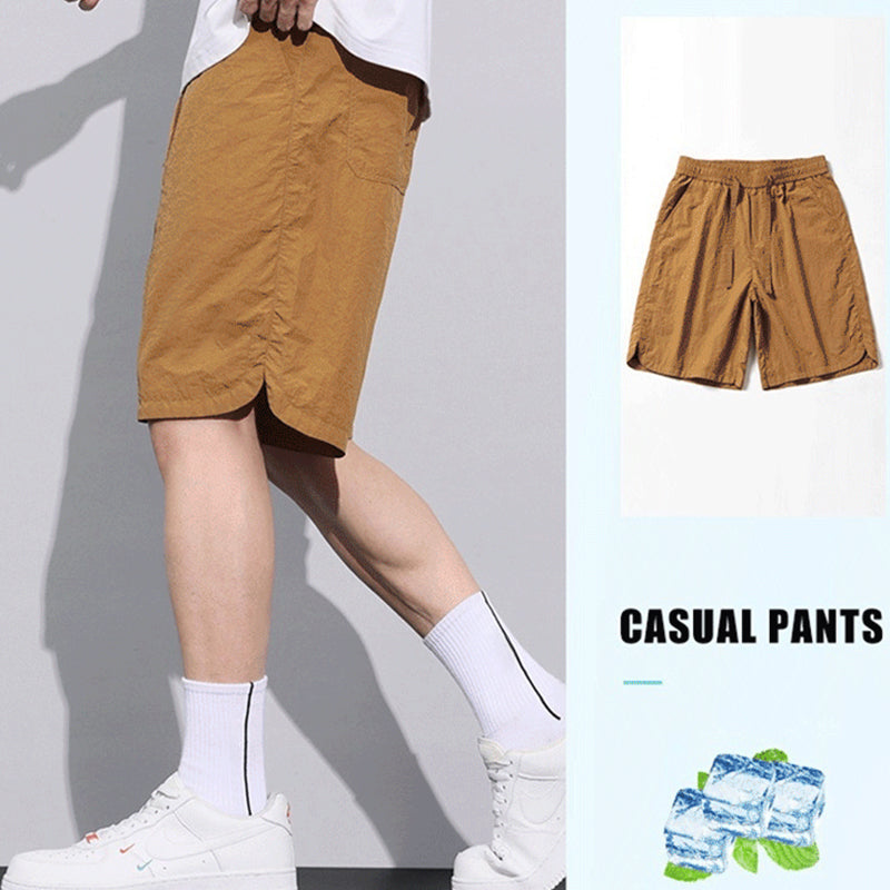 ✈️Köp 3 - 10% rabatt + fraktfritt✈️Sommarshorts för män med fickor och löst sittande passform
