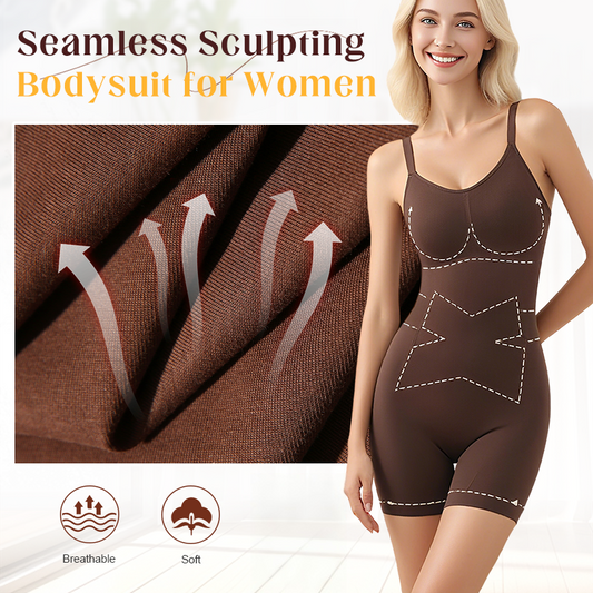 Sömlös skulpterande bodysuit för kvinnor