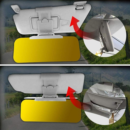 🚗 Universellt Polariserat Solskydd för Bil – ☀️Antireflex Visirförlängare