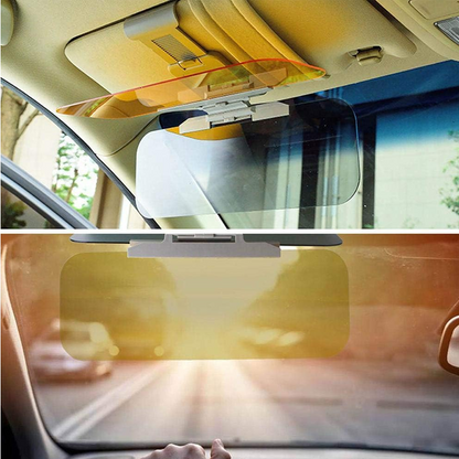 🚗 Universellt Polariserat Solskydd för Bil – ☀️Antireflex Visirförlängare