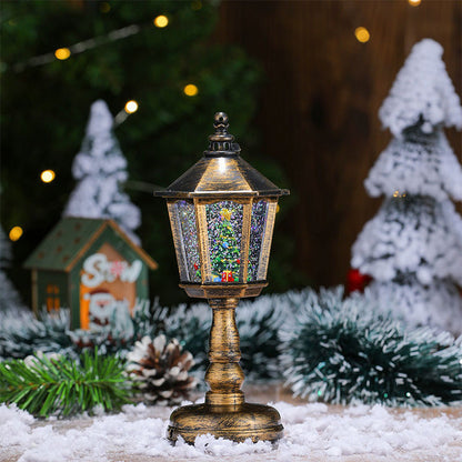 🎁Förköp till jul: 50% rabatt🌲✨Lysande snöglobslykta med musik till jul