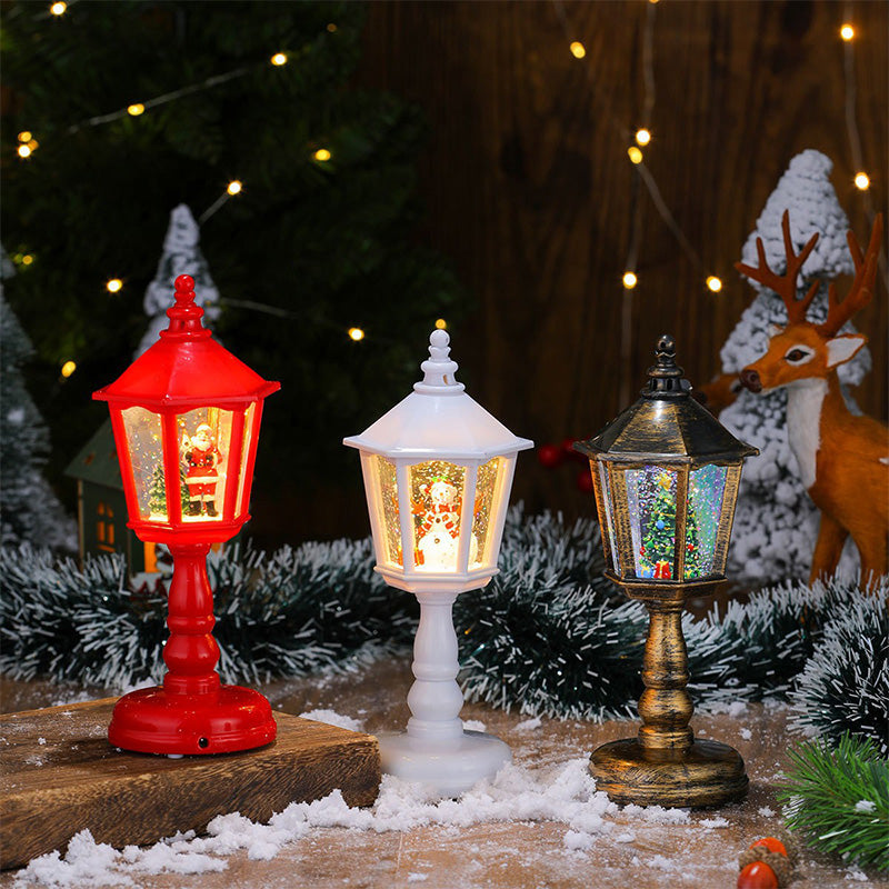 🎁Förköp till jul: 50% rabatt🌲✨Lysande snöglobslykta med musik till jul