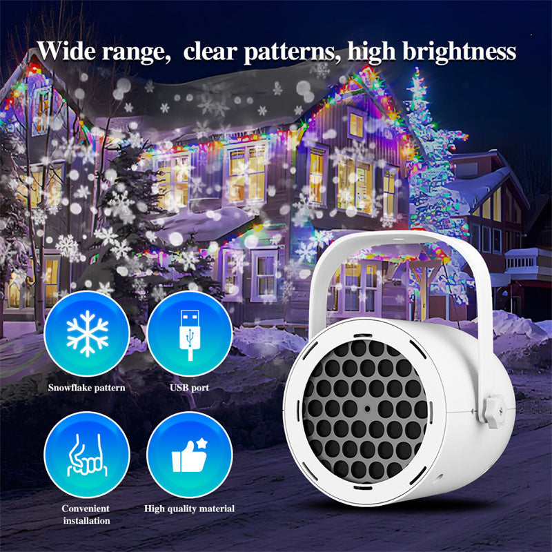 ⏳Tidsbegränsat 50% rabatt⏰USB-julprojektorlampa med 16 mönster🎅✨