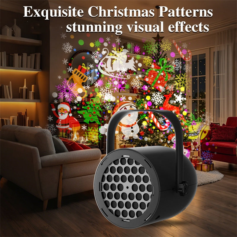 ⏳Tidsbegränsat 50% rabatt⏰USB-julprojektorlampa med 16 mönster🎅✨