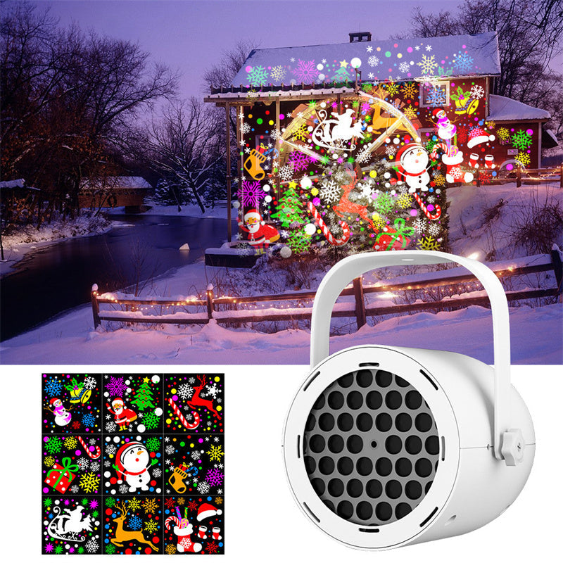 ⏳Tidsbegränsat 50% rabatt⏰USB-julprojektorlampa med 16 mönster🎅✨