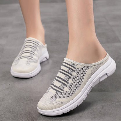 Bekväma och andningsbara tofflor med sluten tå👟