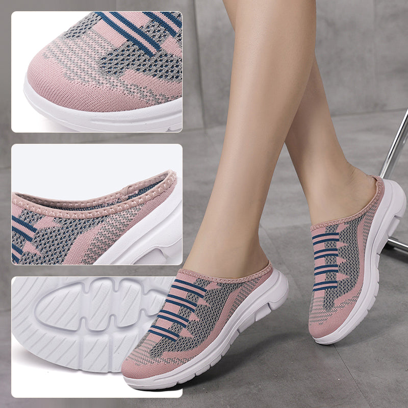 Bekväma och andningsbara tofflor med sluten tå👟