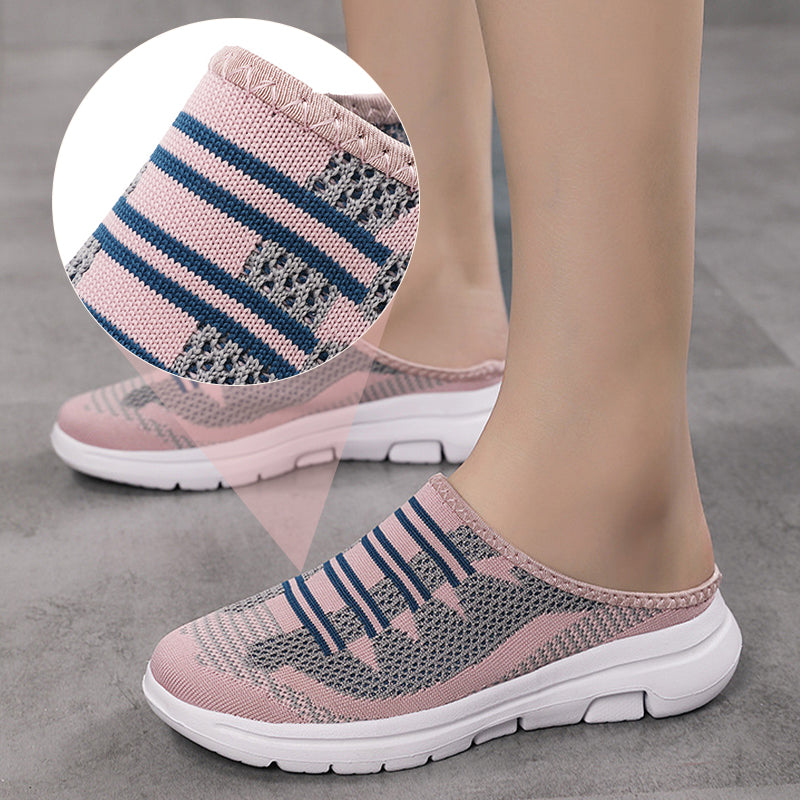 Bekväma och andningsbara tofflor med sluten tå👟