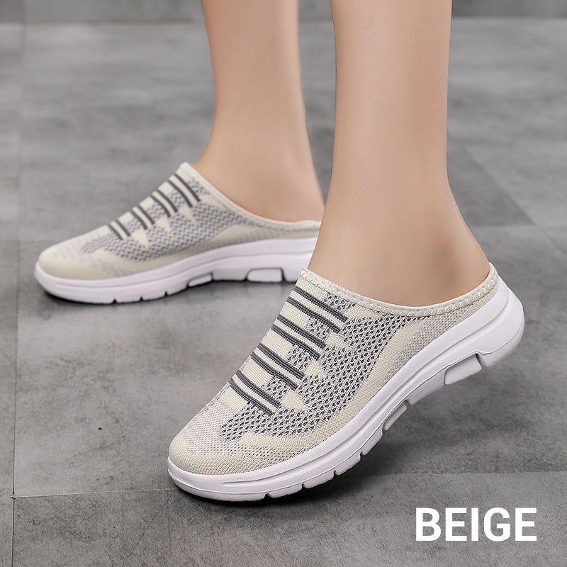 Bekväma och andningsbara tofflor med sluten tå👟