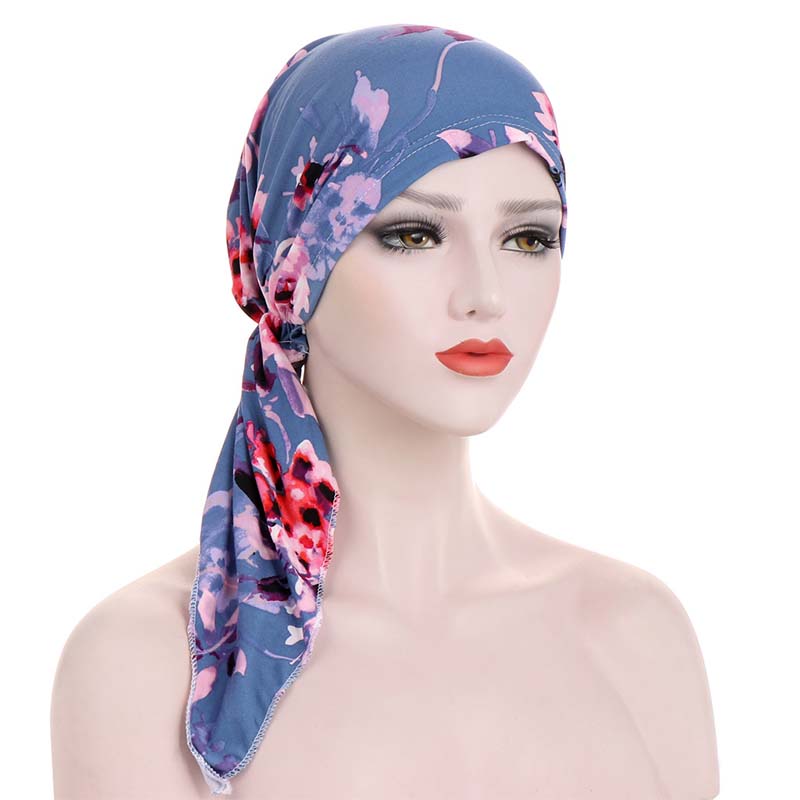 👒 TIDBEGRÄNSAD 50% RABATT! ✨ Blommigt knutet huvudband för damer – Mjukt, elastiskt, mångsidigt 🌸