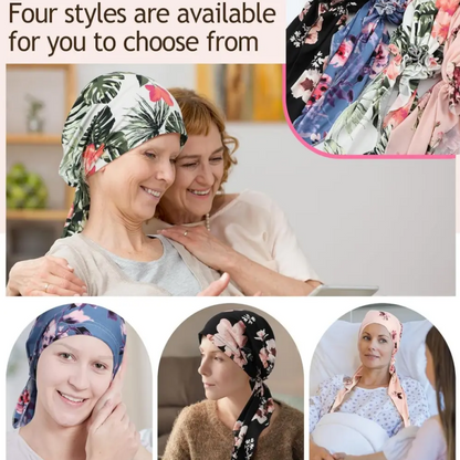 👒 TIDBEGRÄNSAD 50% RABATT! ✨ Blommigt knutet huvudband för damer – Mjukt, elastiskt, mångsidigt 🌸